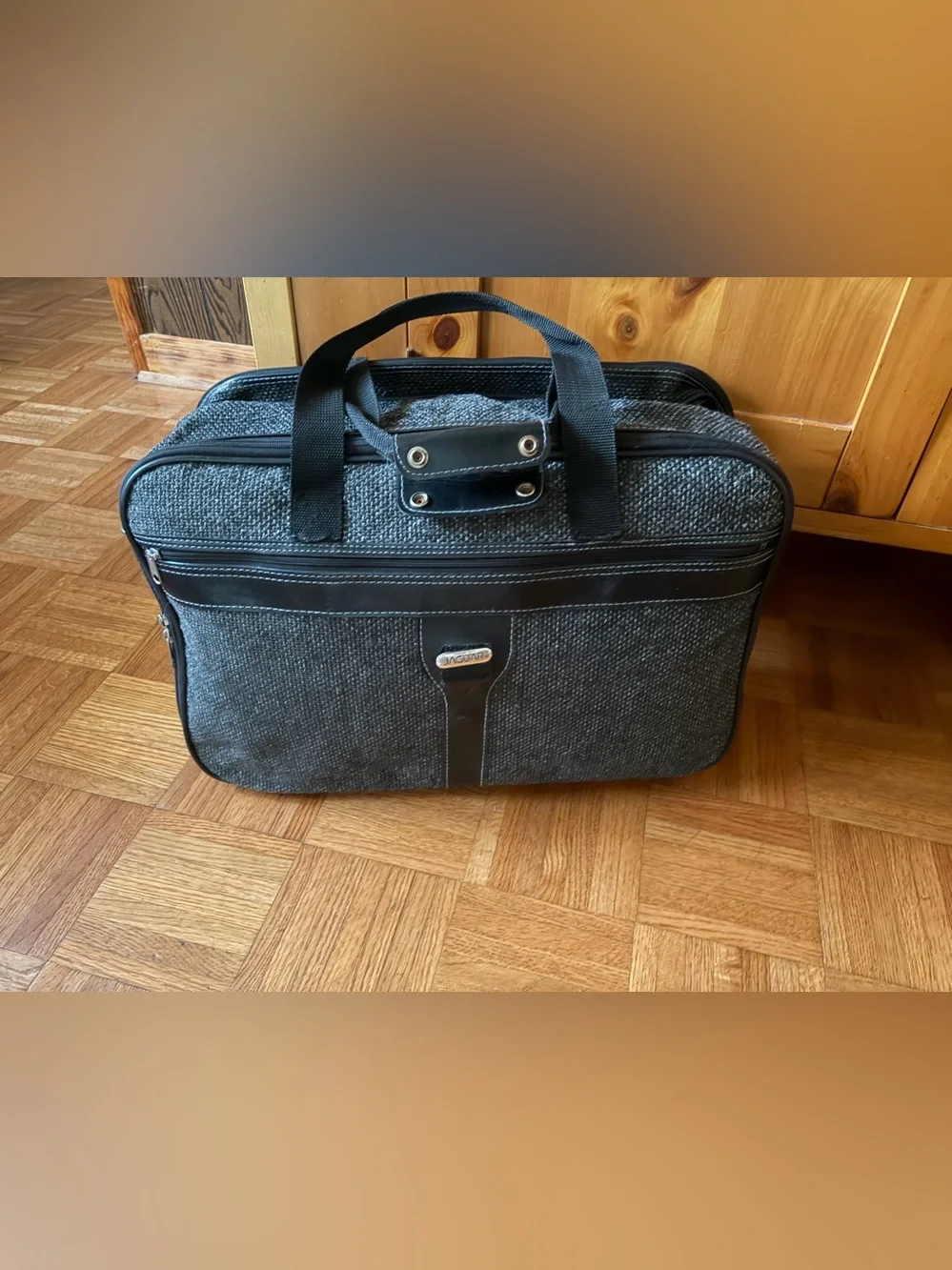 Jaguar Vintage Travel Carry-On Suitcase, Fabric